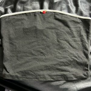 Tube top with mini rose